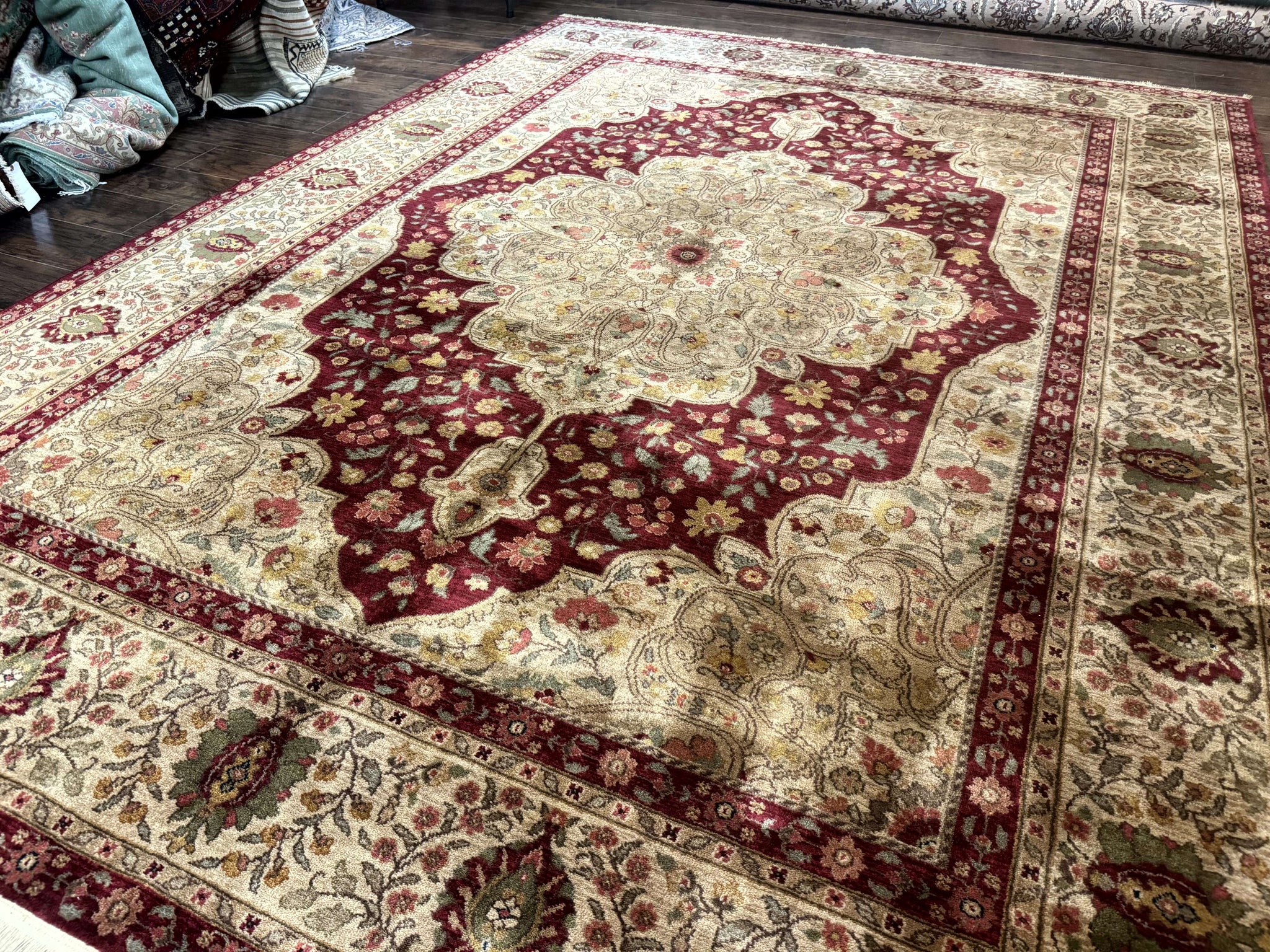Karastan Rug 8.8 x 12, Antique Legends Royal Tabriz, Wool Pile, Vintage, Rare by Jewel Rugs