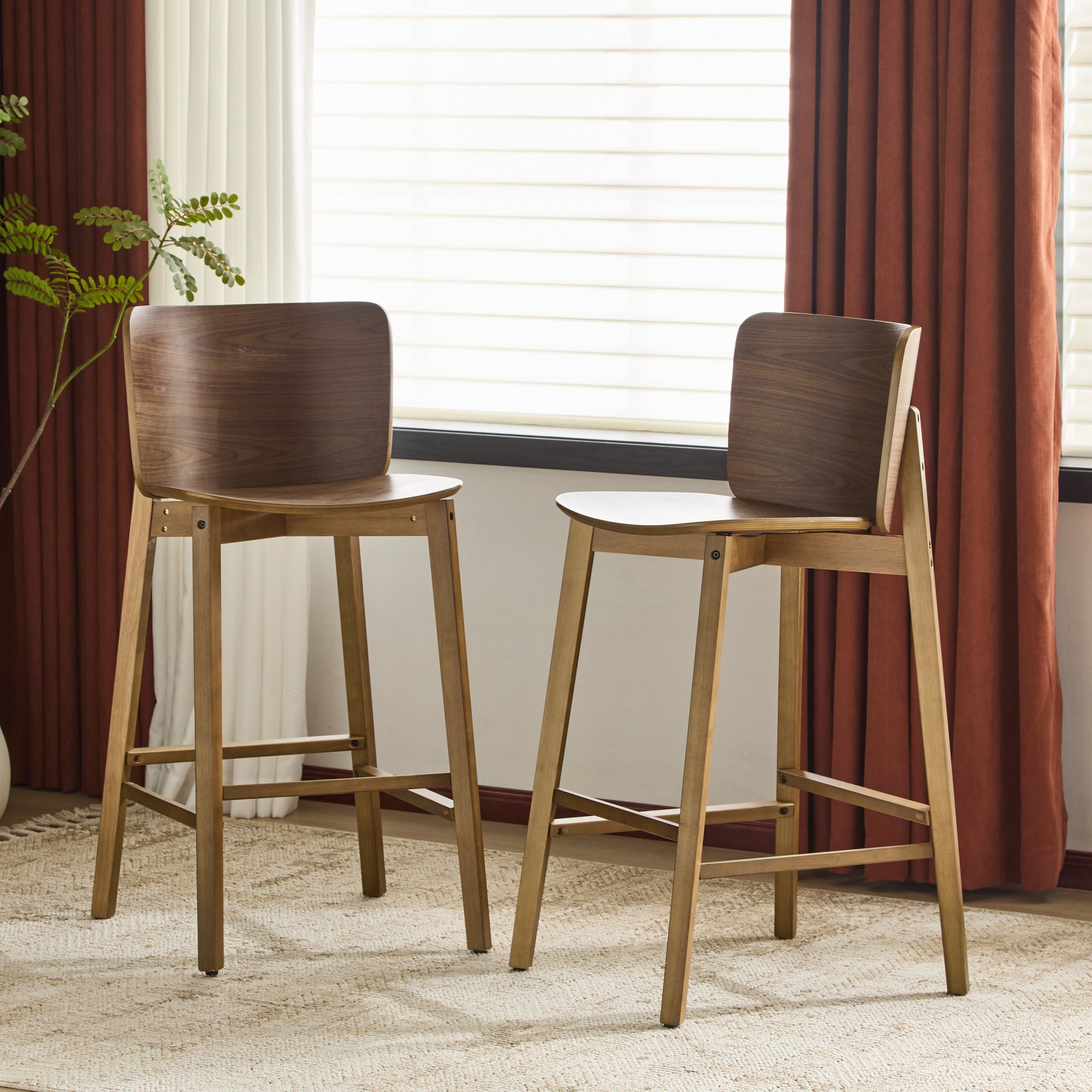 Pari Indoor Wooden Barstool by HouseOfZazla