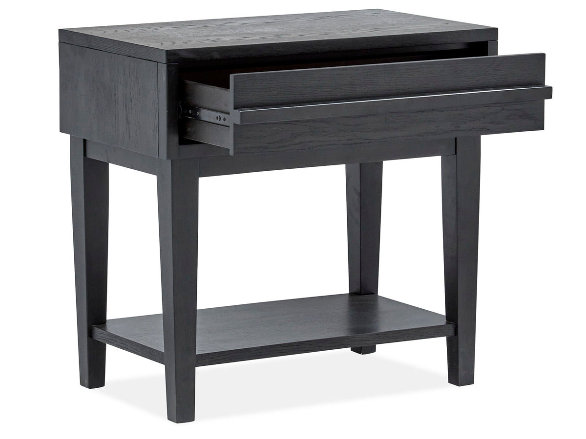 Lindon - Dark Open Nightstand - Coffee Bean, photo 7 of 7