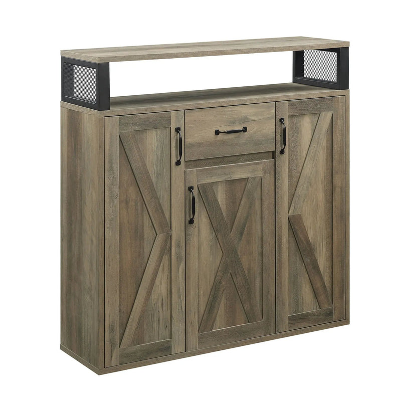 Abiram - Rustic Server - Oak by Unique Piece Furniture