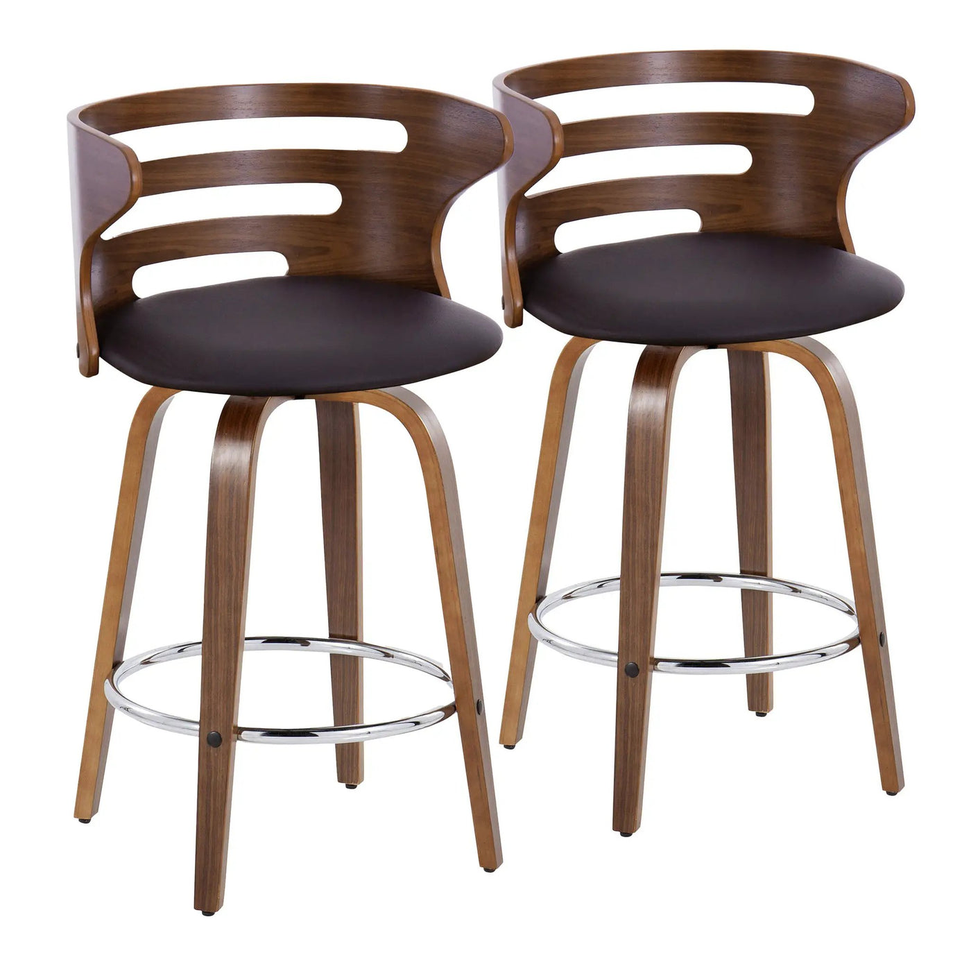 Fixed-Height Counter Stool with Swivel by HouseOfZazla