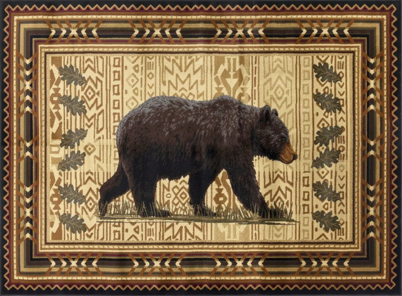 Nature's Nest - GC_CBL3010 Lodge Area Rug by HouseOfZazla