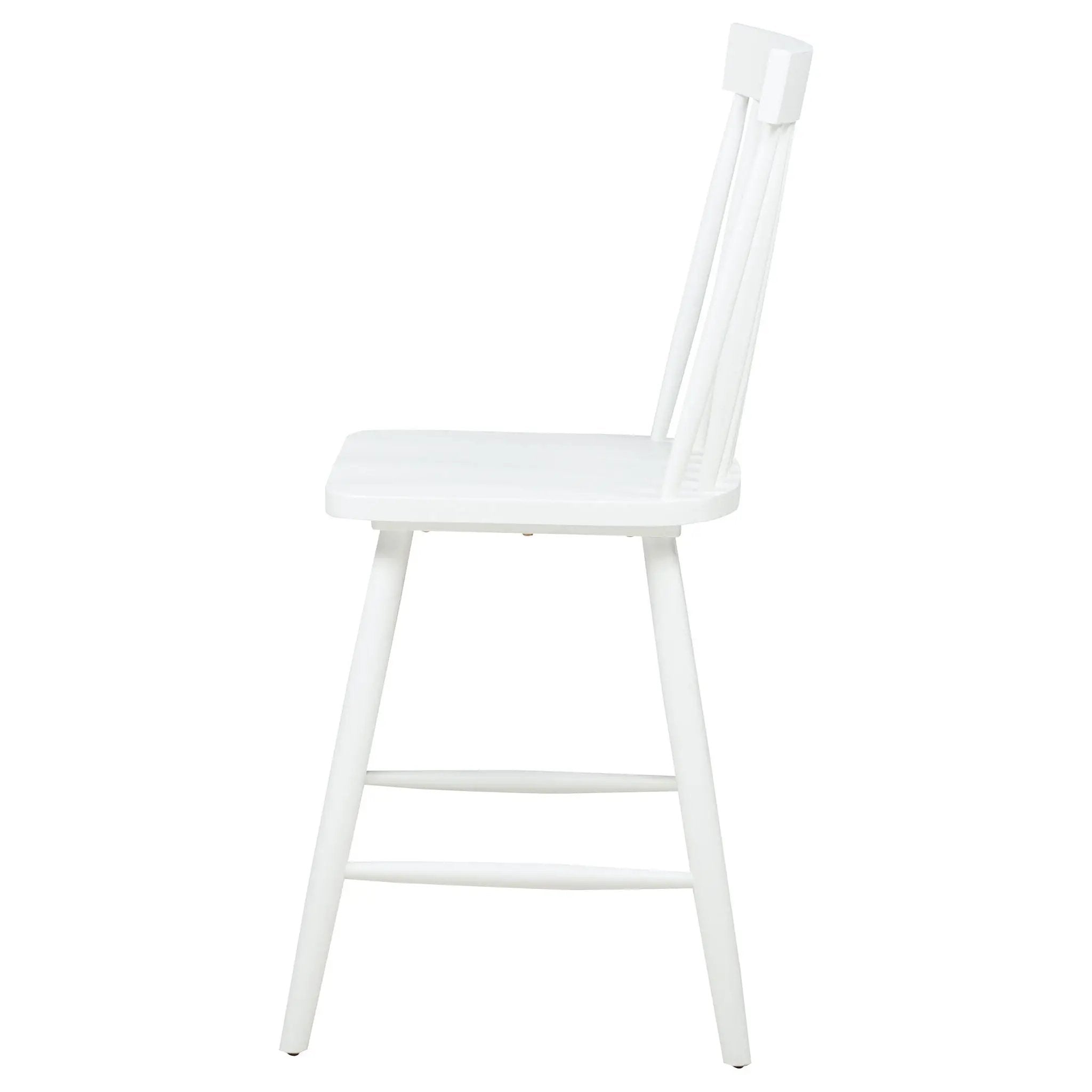 Andrews Windsor Counter Height Dining Side Chair White (Set of 2) by Unique Piece Furniture
