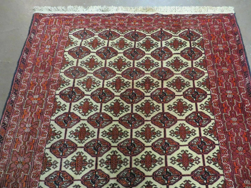 4' X 6' Handmade Finely Knotted Pakistan Turkoman Bokhara Wool Rug Nice by Jewel Rugs