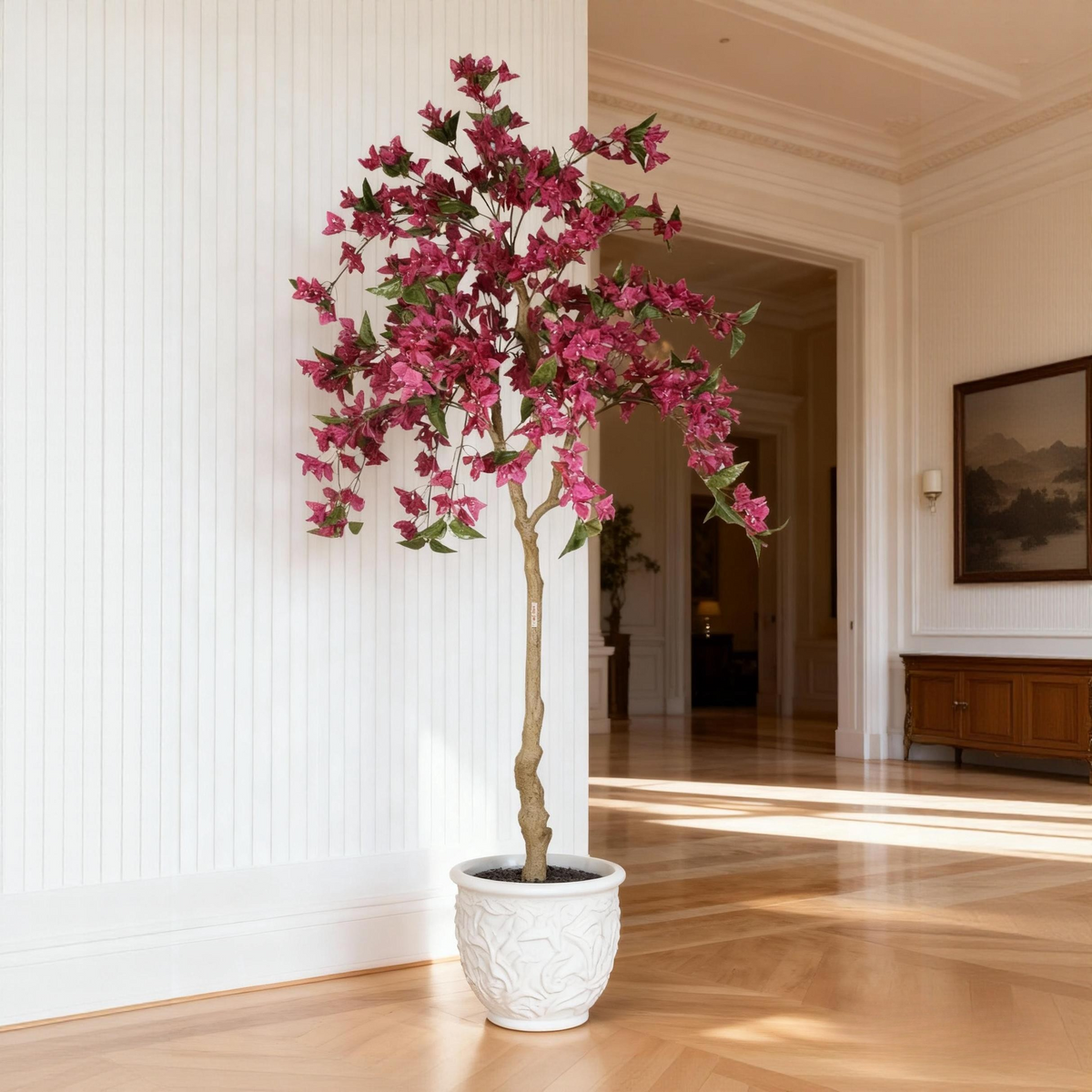 6FT Artificial Bougainvillea Tree with, photo 2 of 8