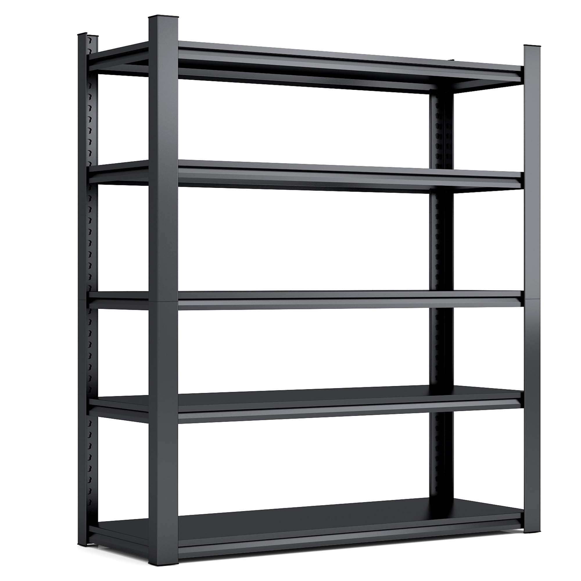 Industrial Heavy Duty Metal Garage Shelving Unit, Adjustable Storage Rack by HouseOfZazla