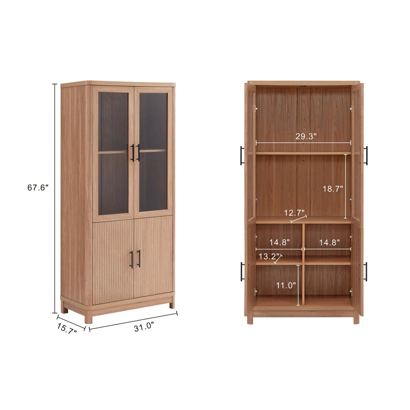Jodie - Bookcase Cabinet by HouseOfZazla