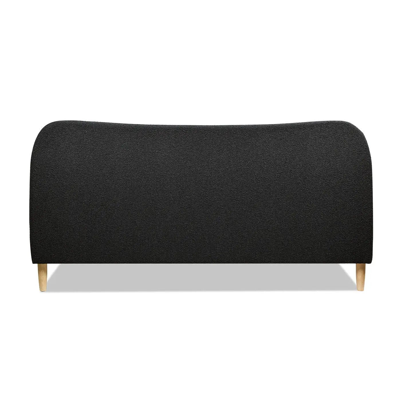 Roman - Curved Headboard Upholstered Platform Bed by Unique Piece Furniture