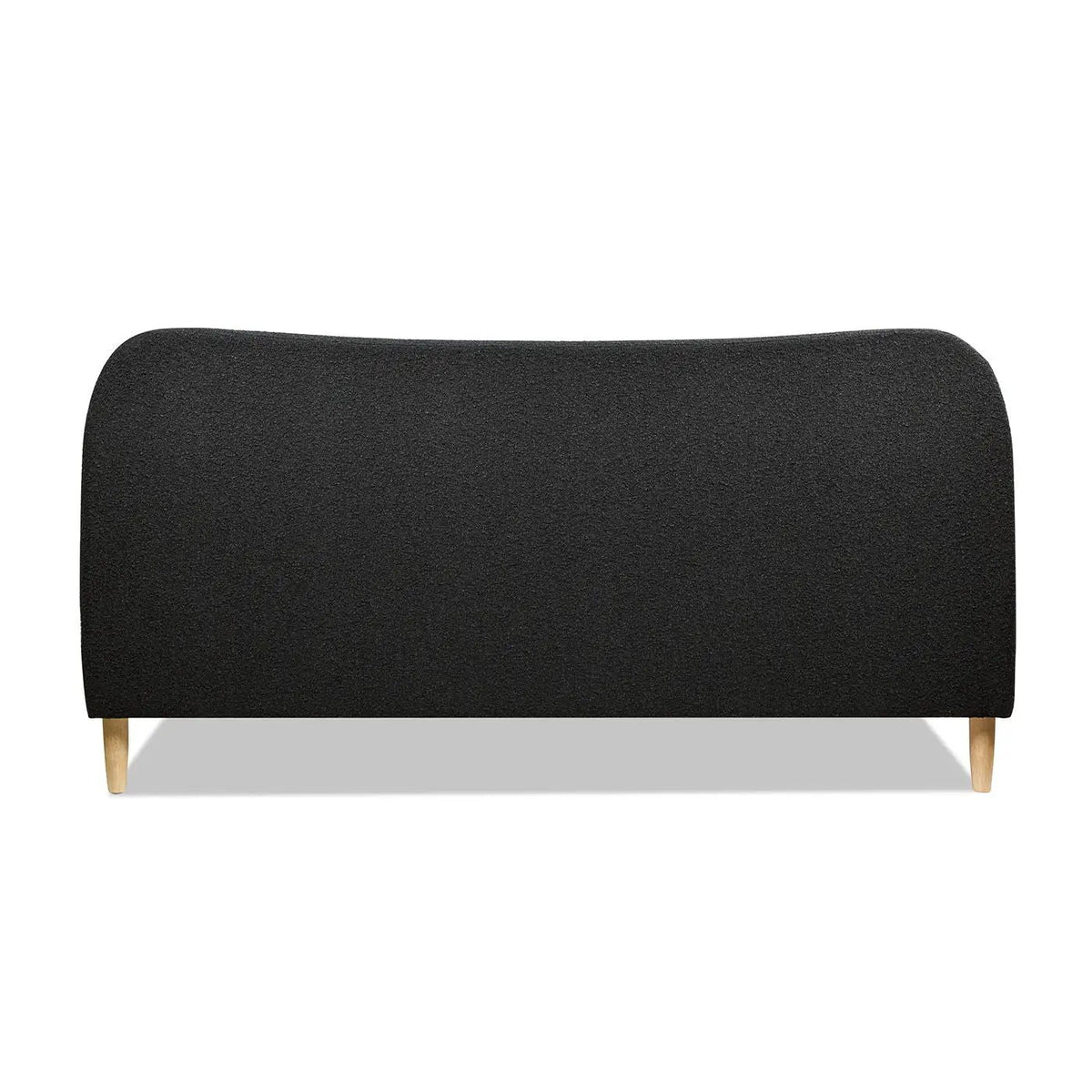 Roman - Curved Headboard Upholstered Platform Bed, photo 39 of 42