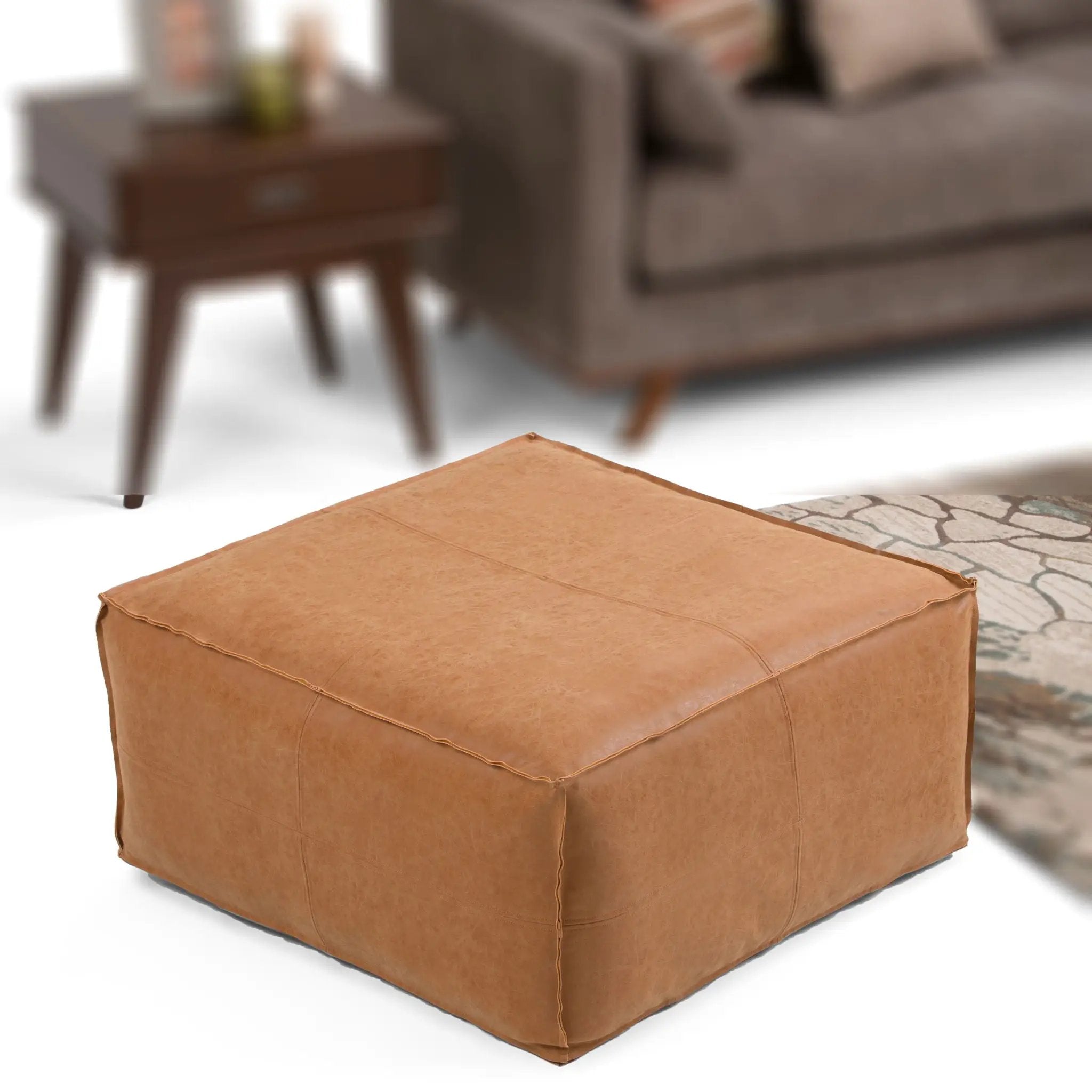 Brody - Large Square, Coffee Table Pouf by Unique Piece Furniture