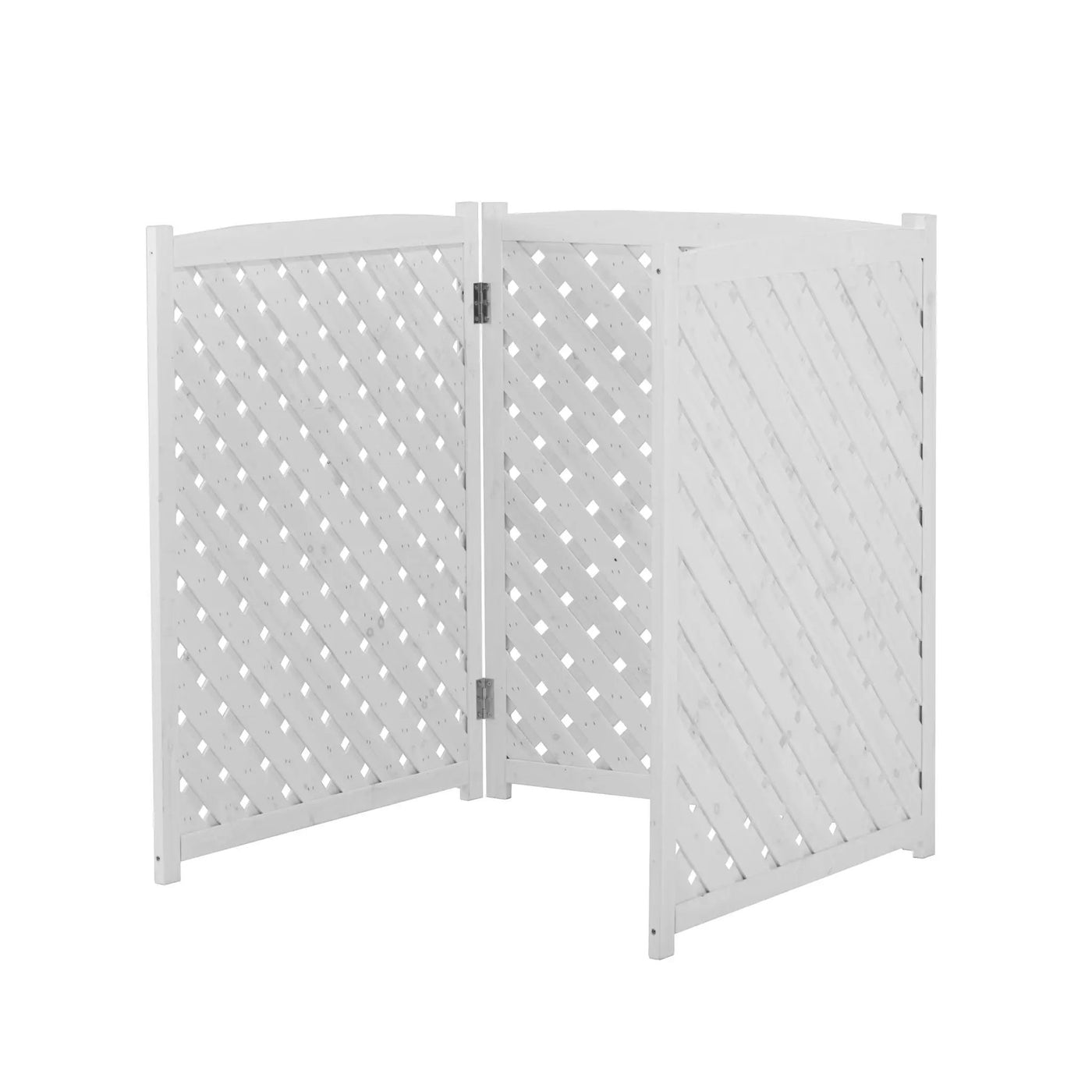 Outdoor 3 Panel Air Conditioner Fence Screen by HouseOfZazla