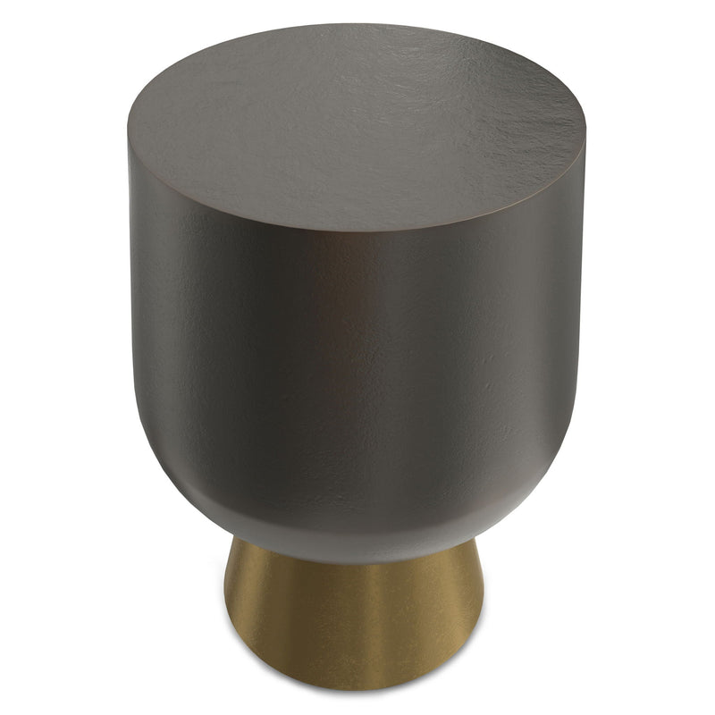 Anthony - Cast Aluminum Side Table - Bronze by HouseOfZazla