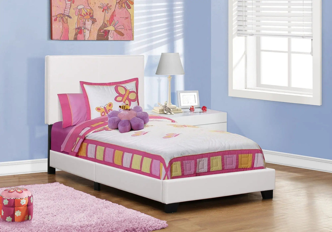 Bed, Upholstered, Transitional by HouseOfZazla
