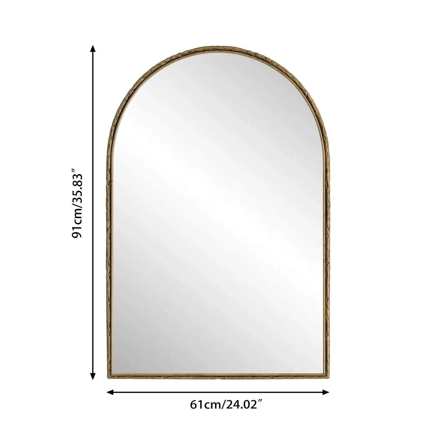 Arched Mirror With Shatterproof Glass by HouseOfZazla