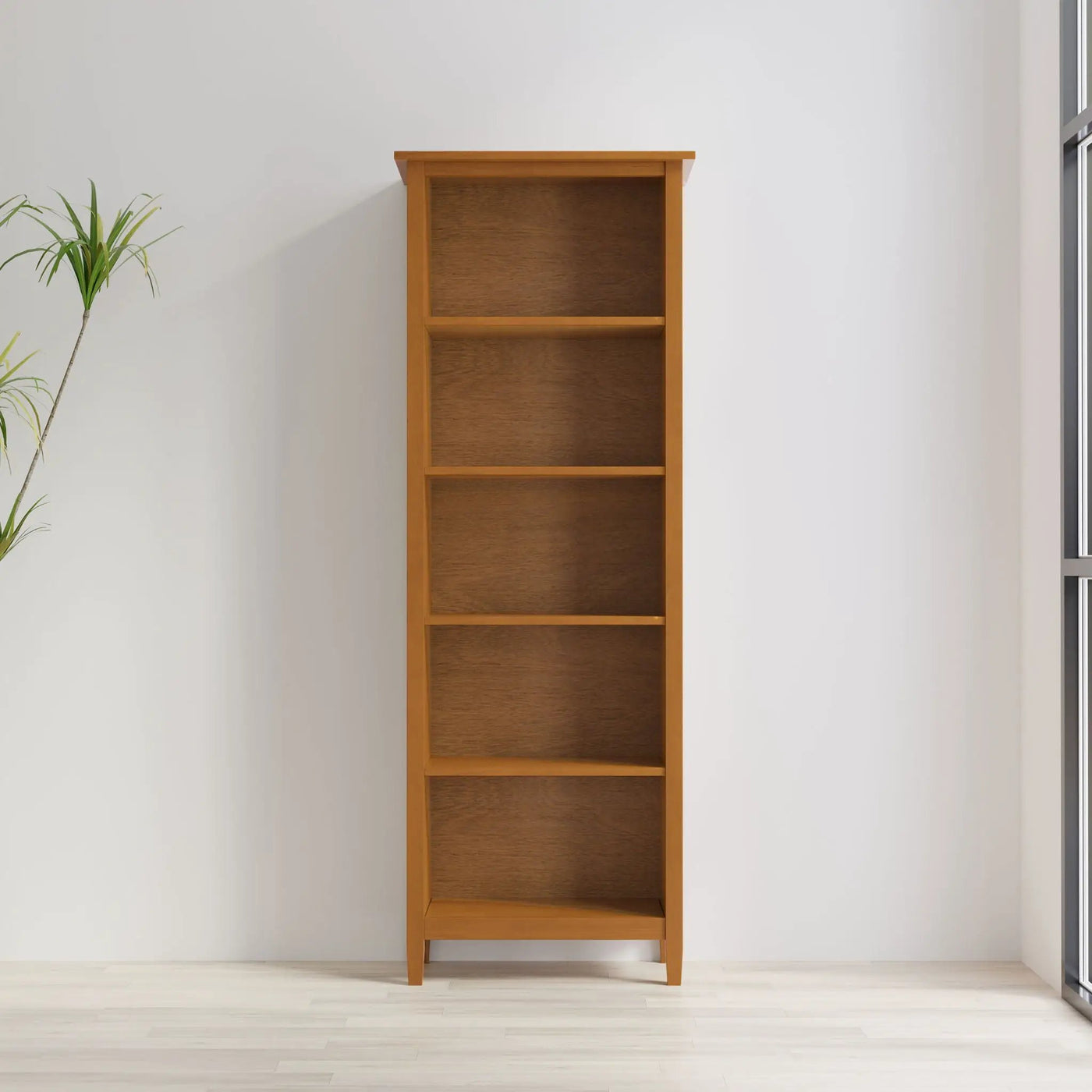 Warm Shaker - 5 Shelf Bookcase by HouseOfZazla