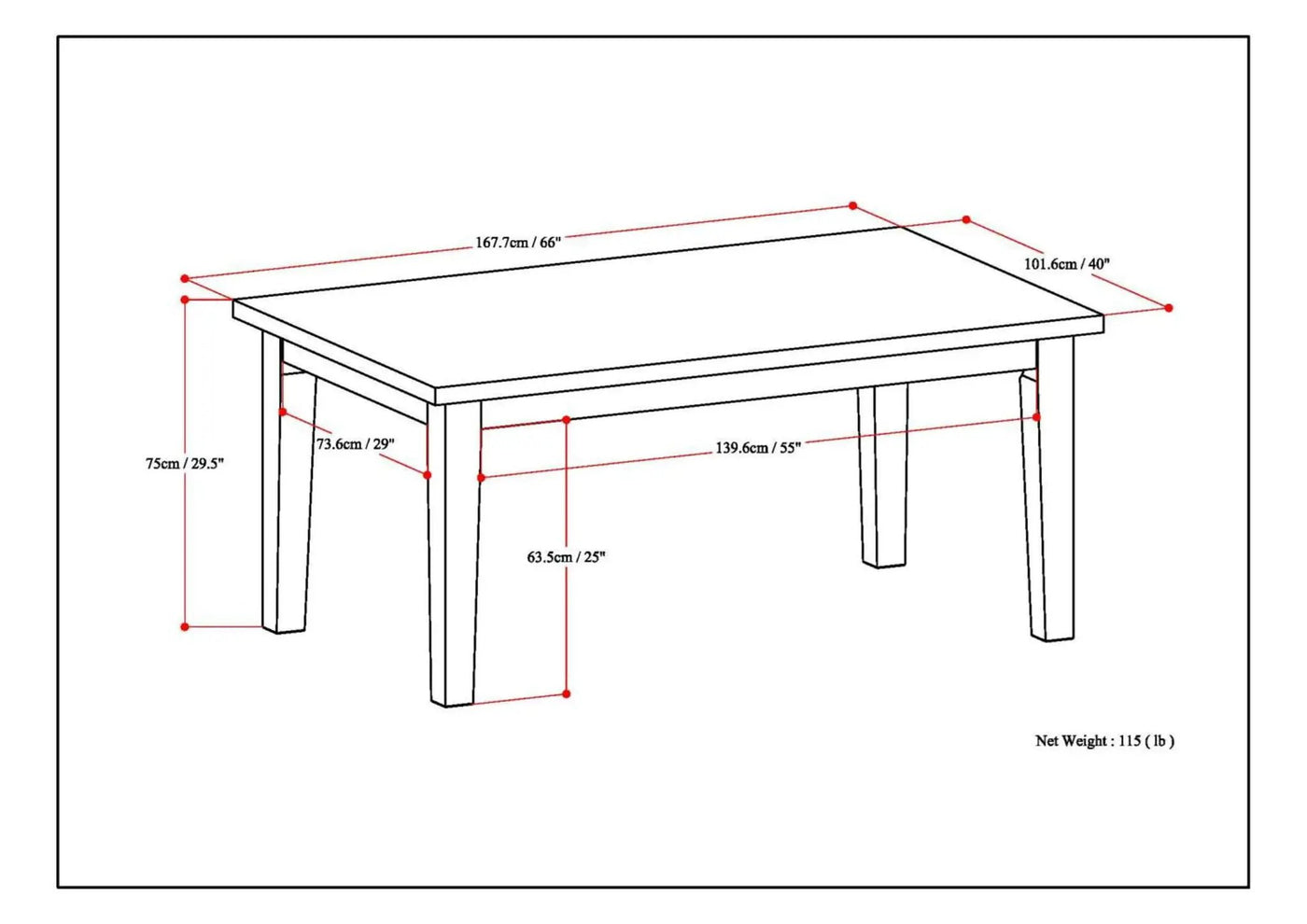 Eastwood - Handcrafted Dining Table by HouseOfZazla