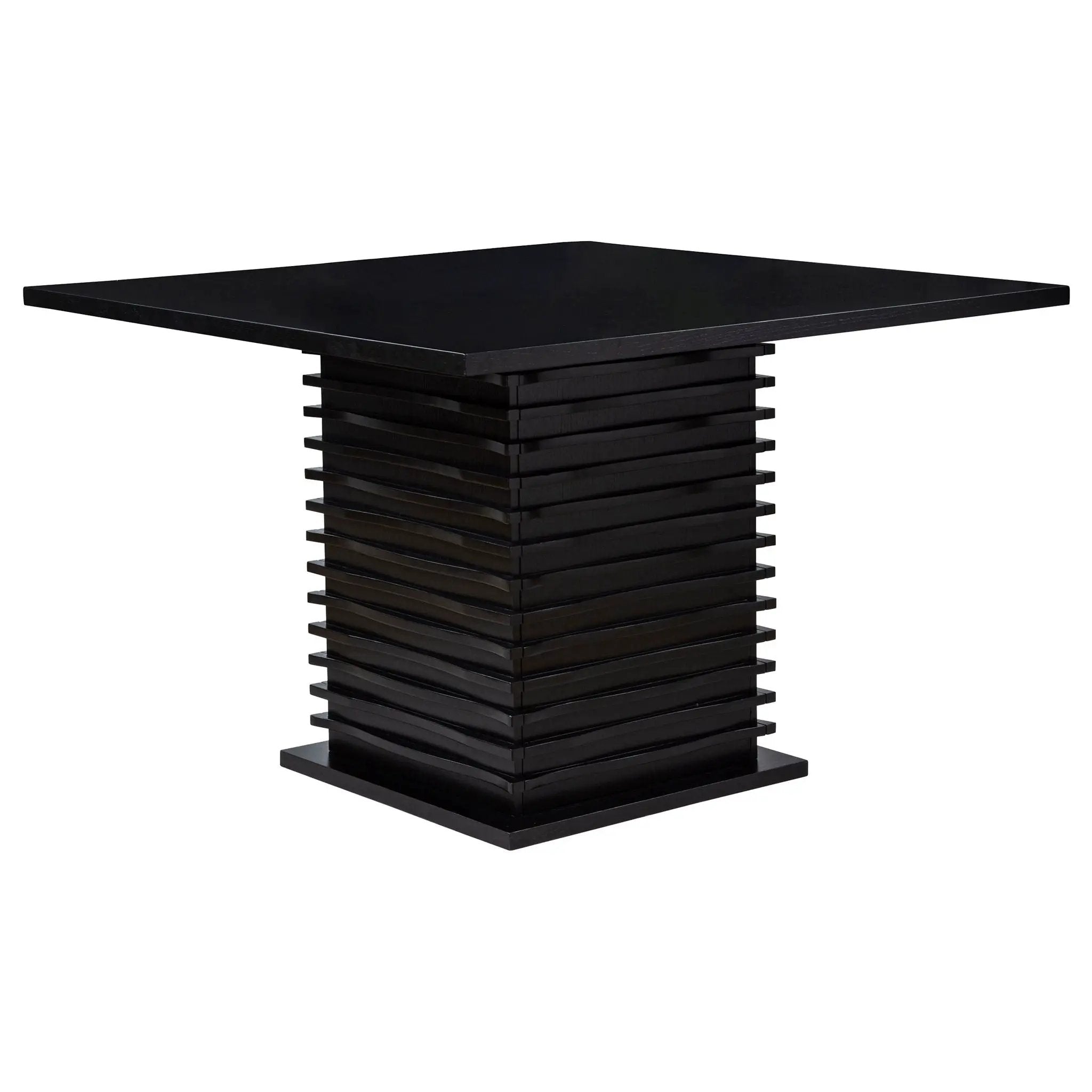Stanton Square 54-inch Counter Height Dining Table Black by Unique Piece Furniture