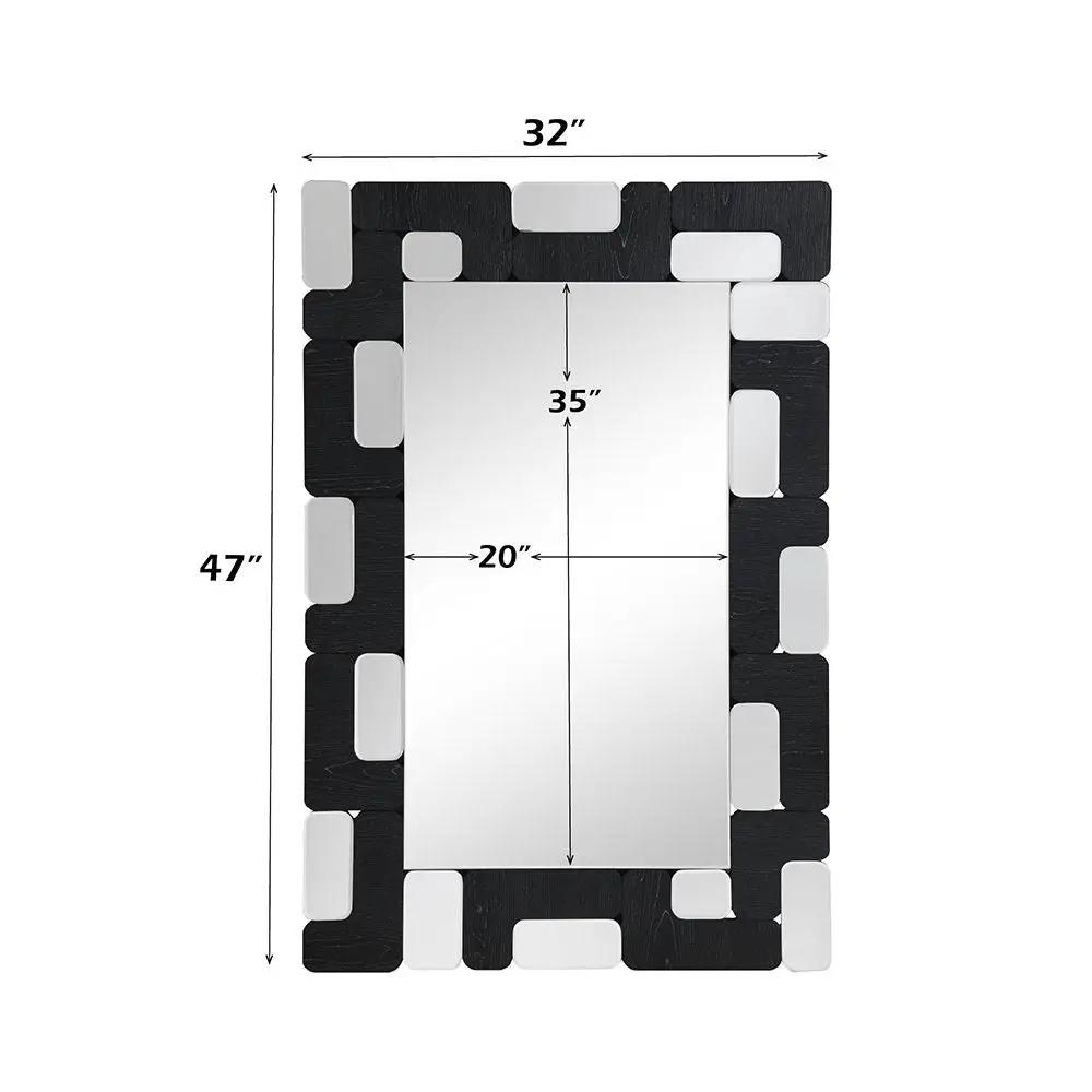 Dara - Accent Mirror - Black by Unique Piece Furniture