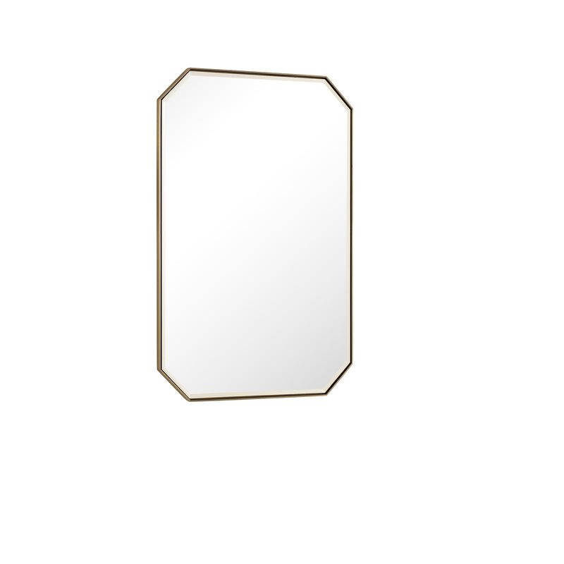 James Martin Rohe 24" Mirror, Champagne Brass by James Martin
