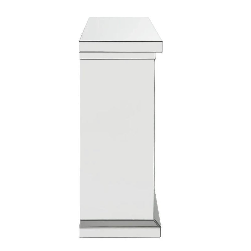 Nysa - 40" Fireplace - Mirrored & Faux Crystals by Unique Piece Furniture
