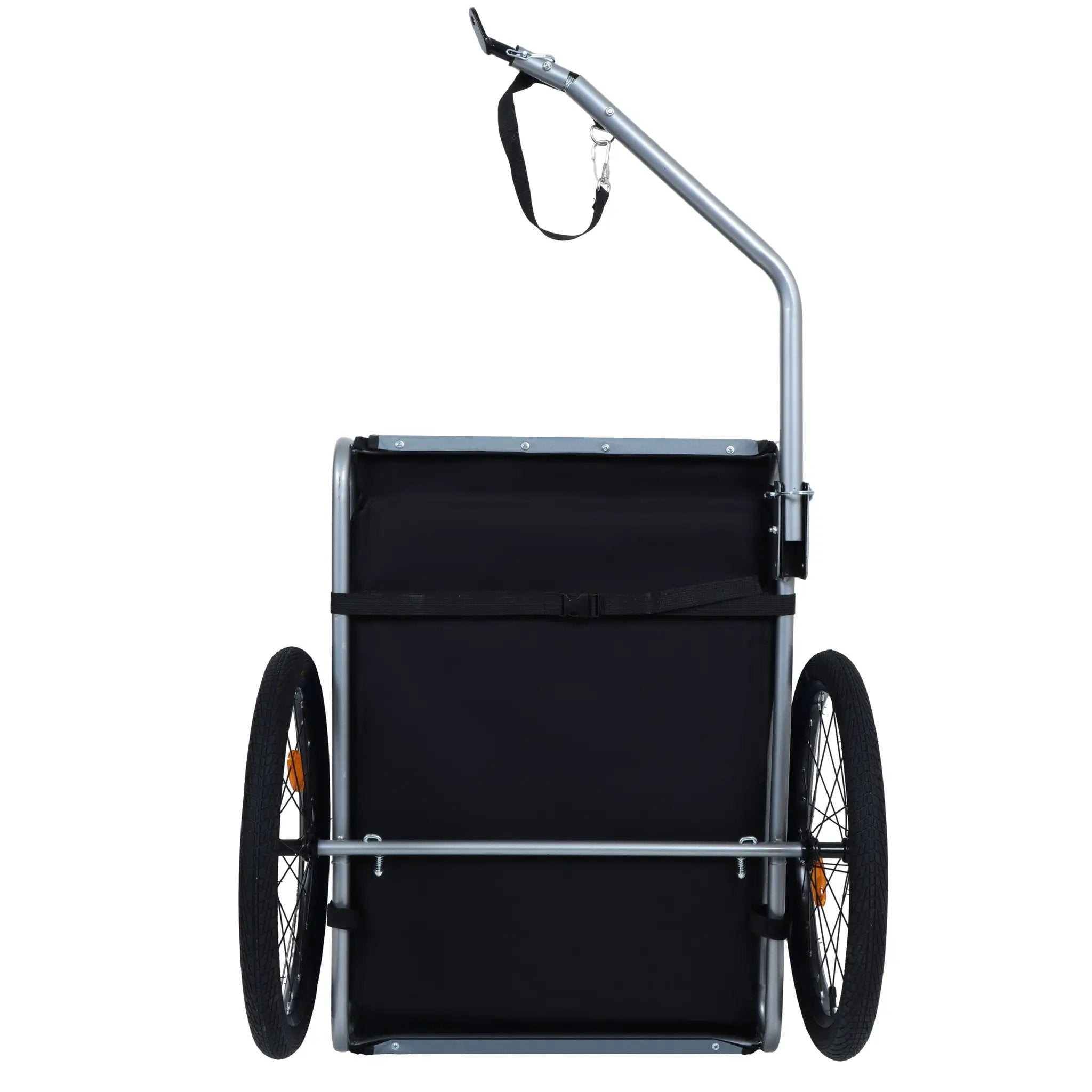Large Folding Bike Trailer for Dogs – 66LB Capacity All-Terrain Pet Carrier by HouseOfZazla