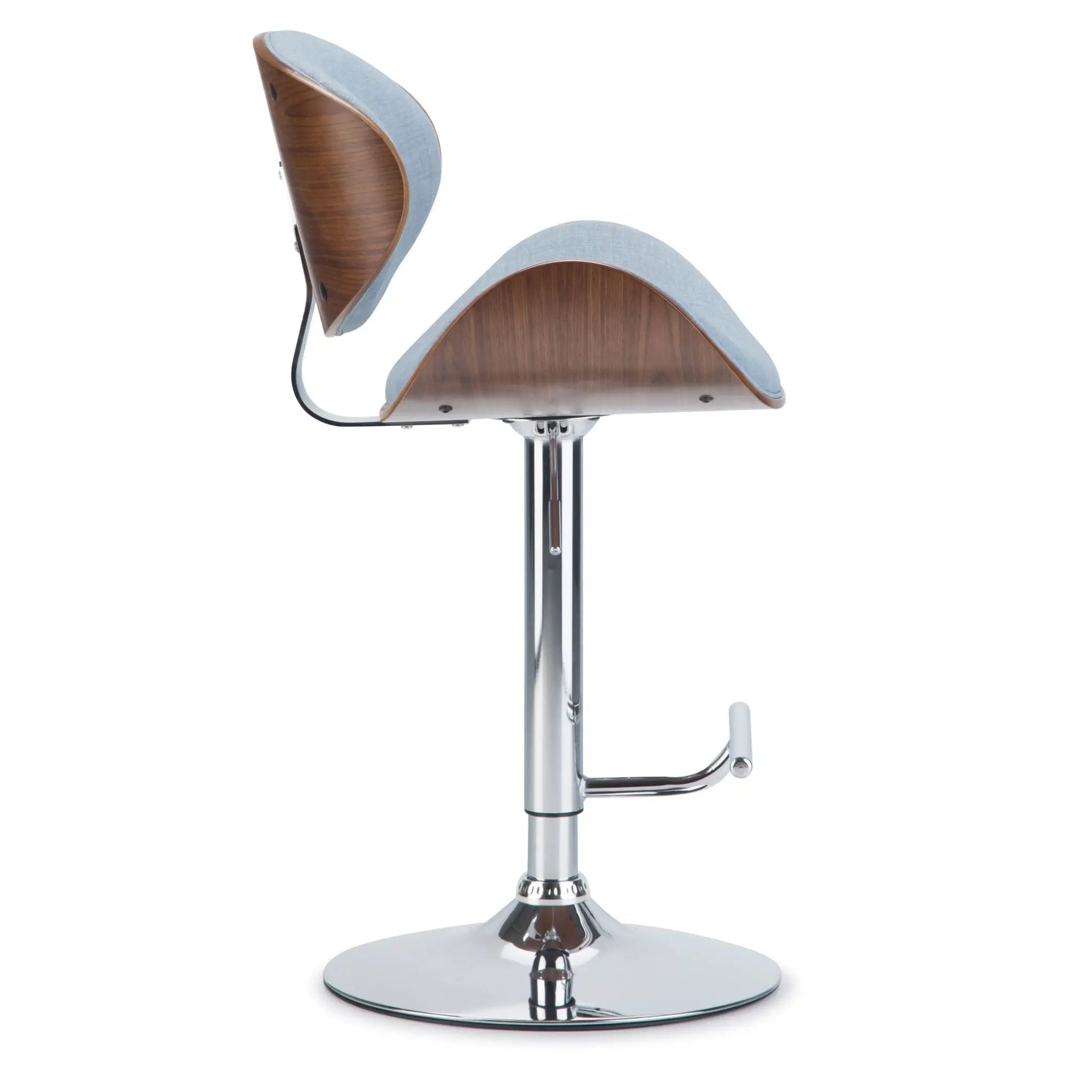 Marana - Multifunctional Handcrafted Bentwood Adjustable Swivel Bar Stool by Unique Piece Furniture