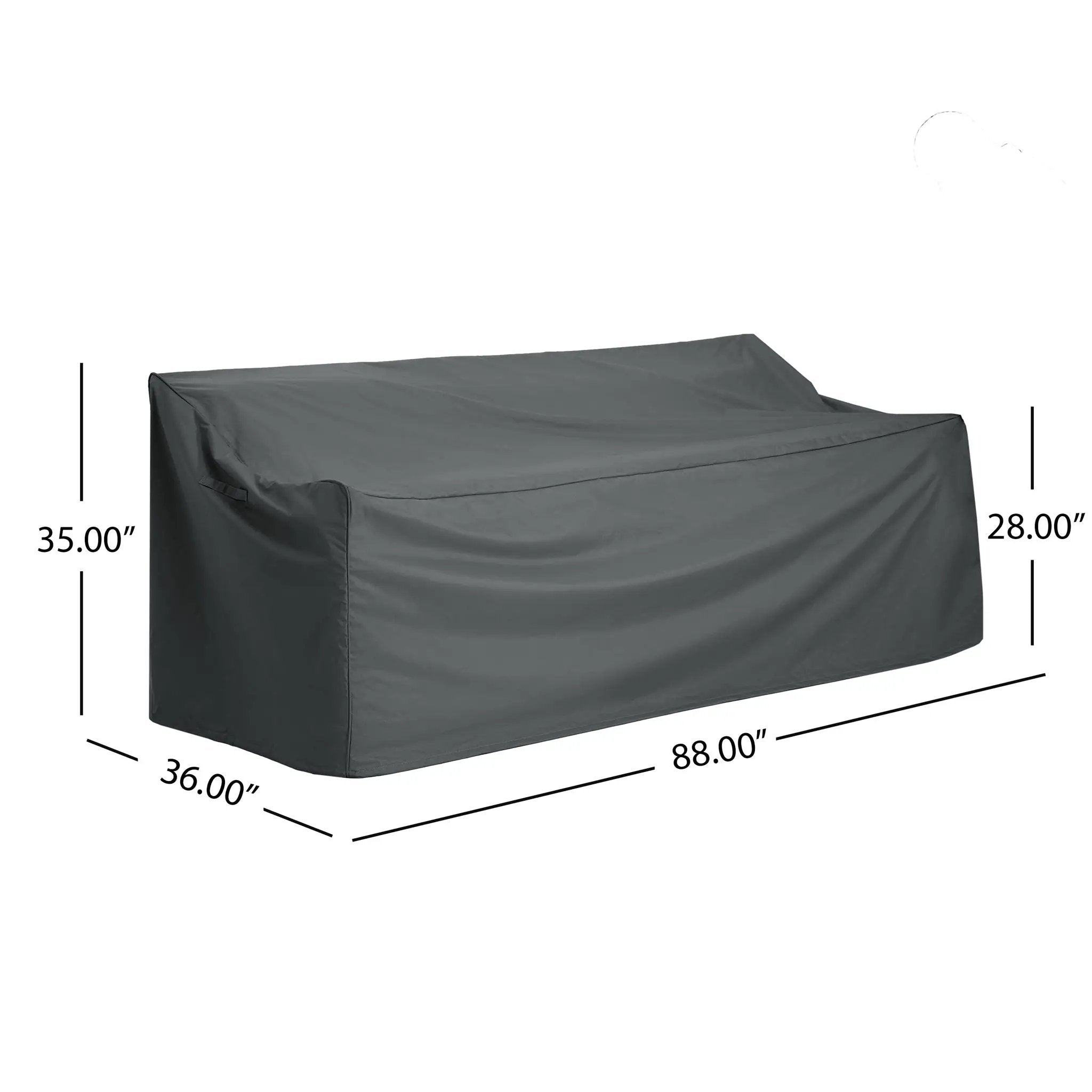 Shield Patio Outdoor 3 Seater Sofa Cover by HouseOfZazla