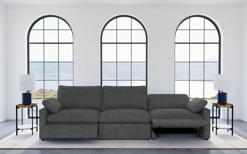 Collins Modular Power Sofa Dark Grey by Unique Piece Furniture
