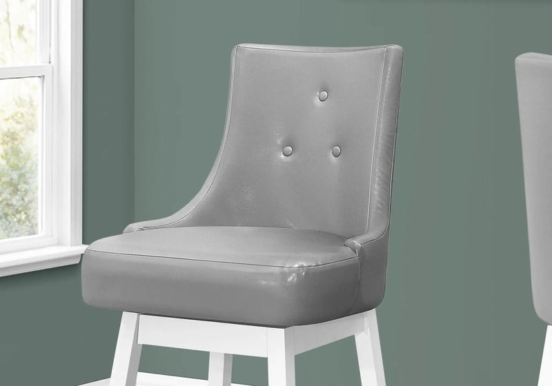 Swivel Stool Bar Height, Transitional (Set of 2) by HouseOfZazla
