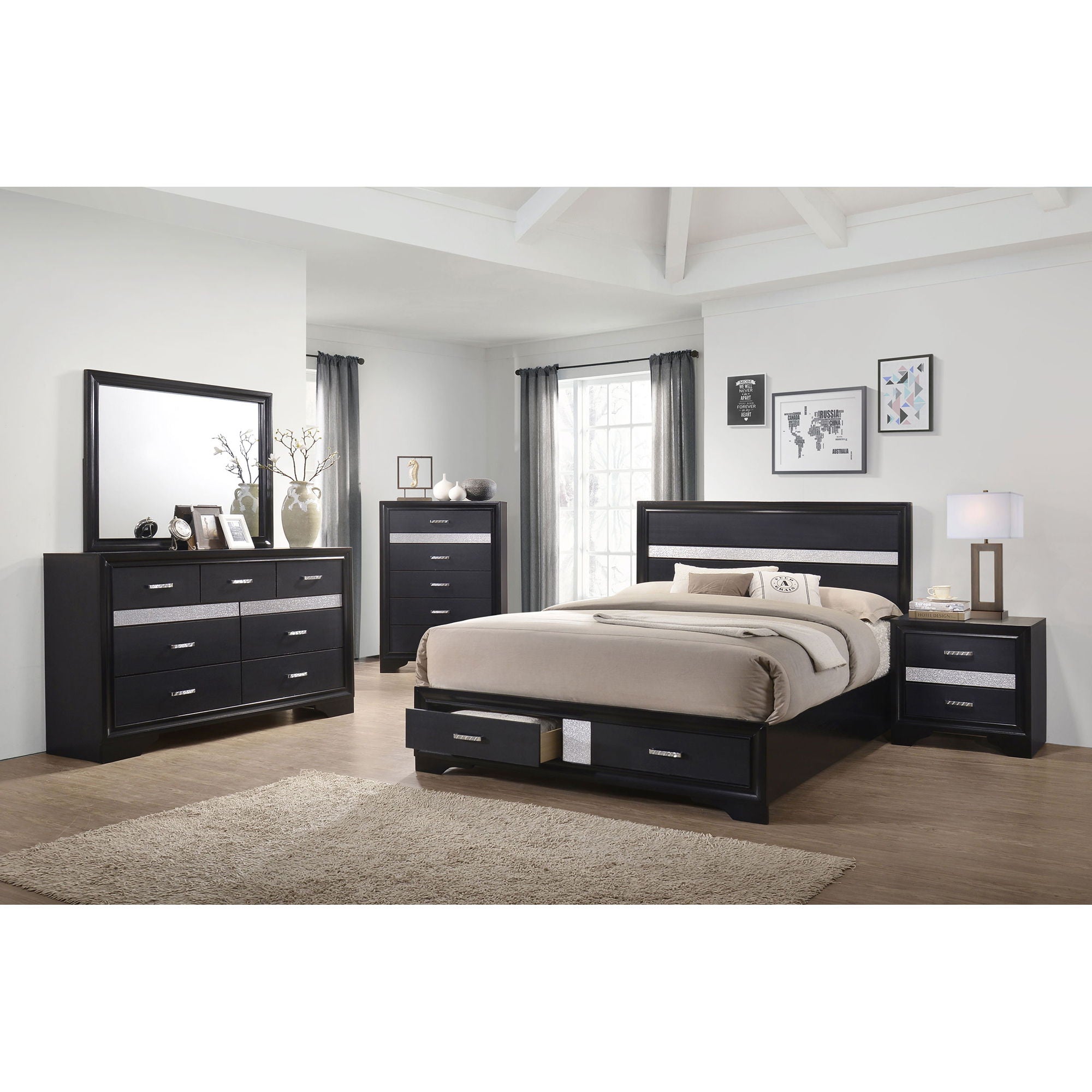 Annie - 5 Piece Bedroom Set by HouseOfZazla