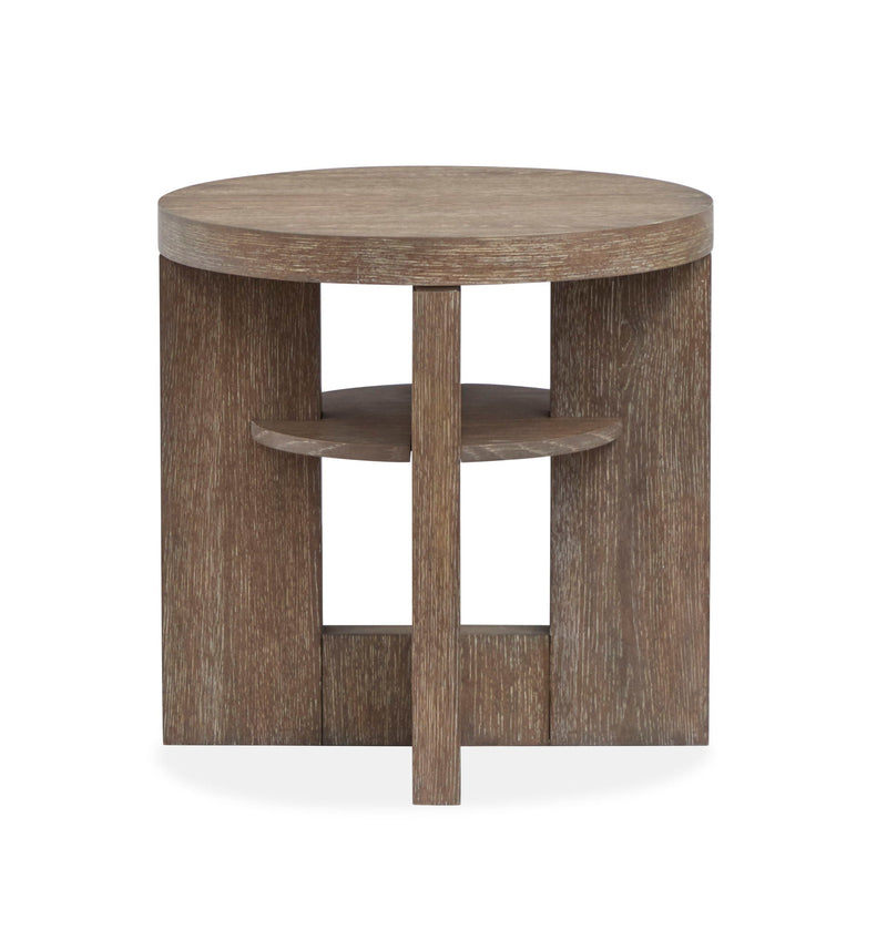 Cypress - Round End Table - Spiced Brown, photo 4 of 6
