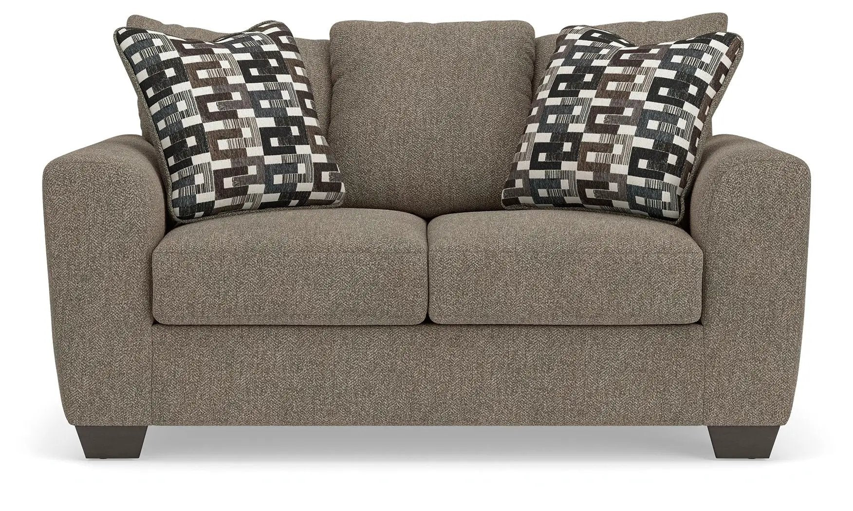 Triston-Peaks - Loveseat - Suede by Unique Piece Furniture