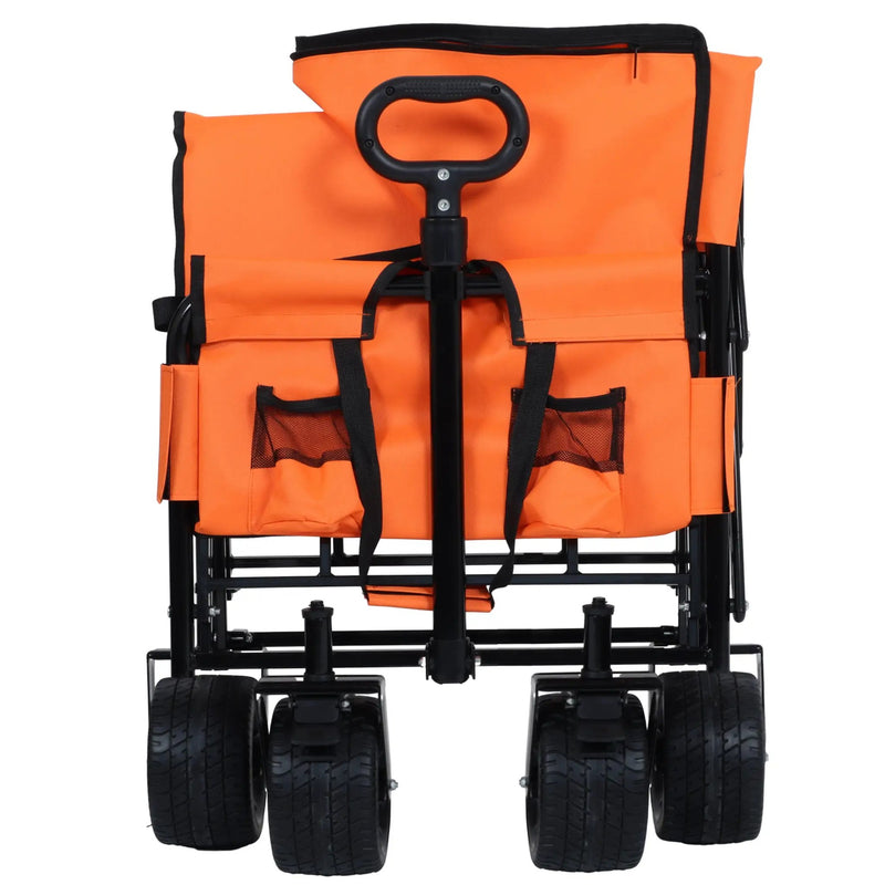 3-in-1 Folding Wagon Cart with Bench Seat by HouseOfZazla