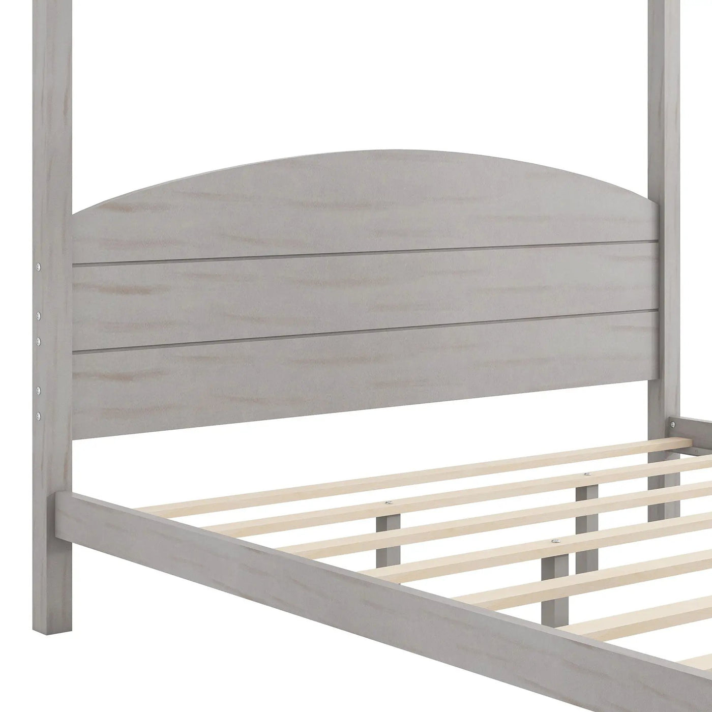 anopy Platform Bed With Headboard And Support Legs by HouseOfZazla