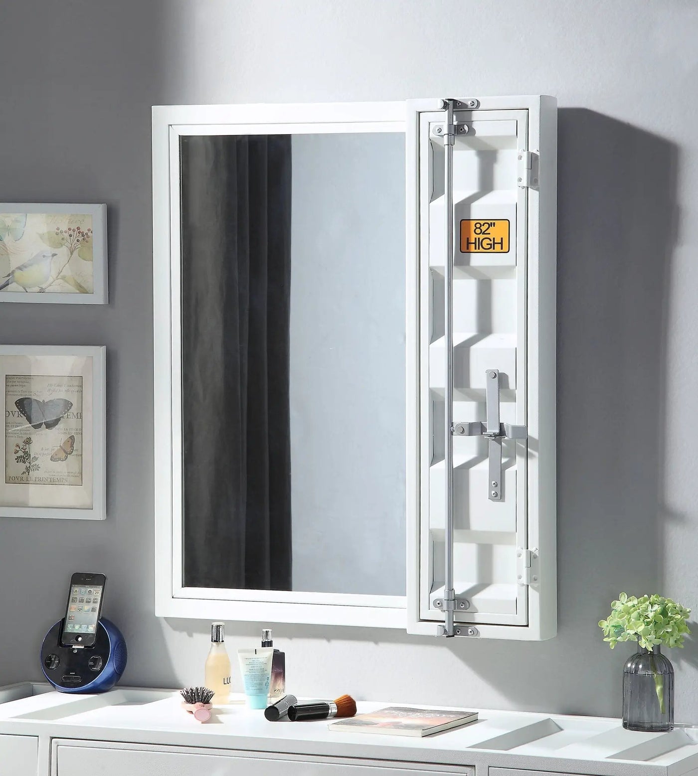 Cargo Vanity Mirror, Clear Reflection by HouseOfZazla