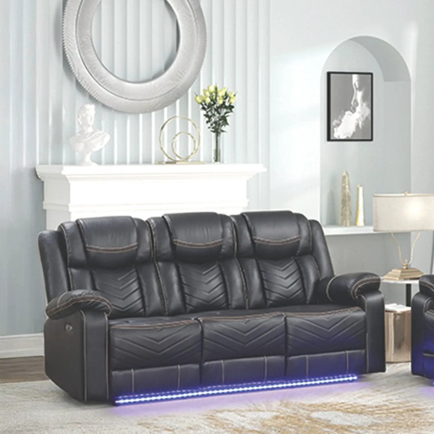 Challenger LED Power Recliner Set