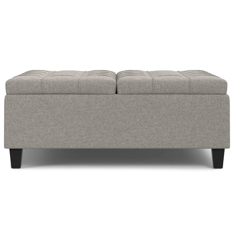 Harrison - Upholstered Coffee Table Storage Ottoman by HouseOfZazla