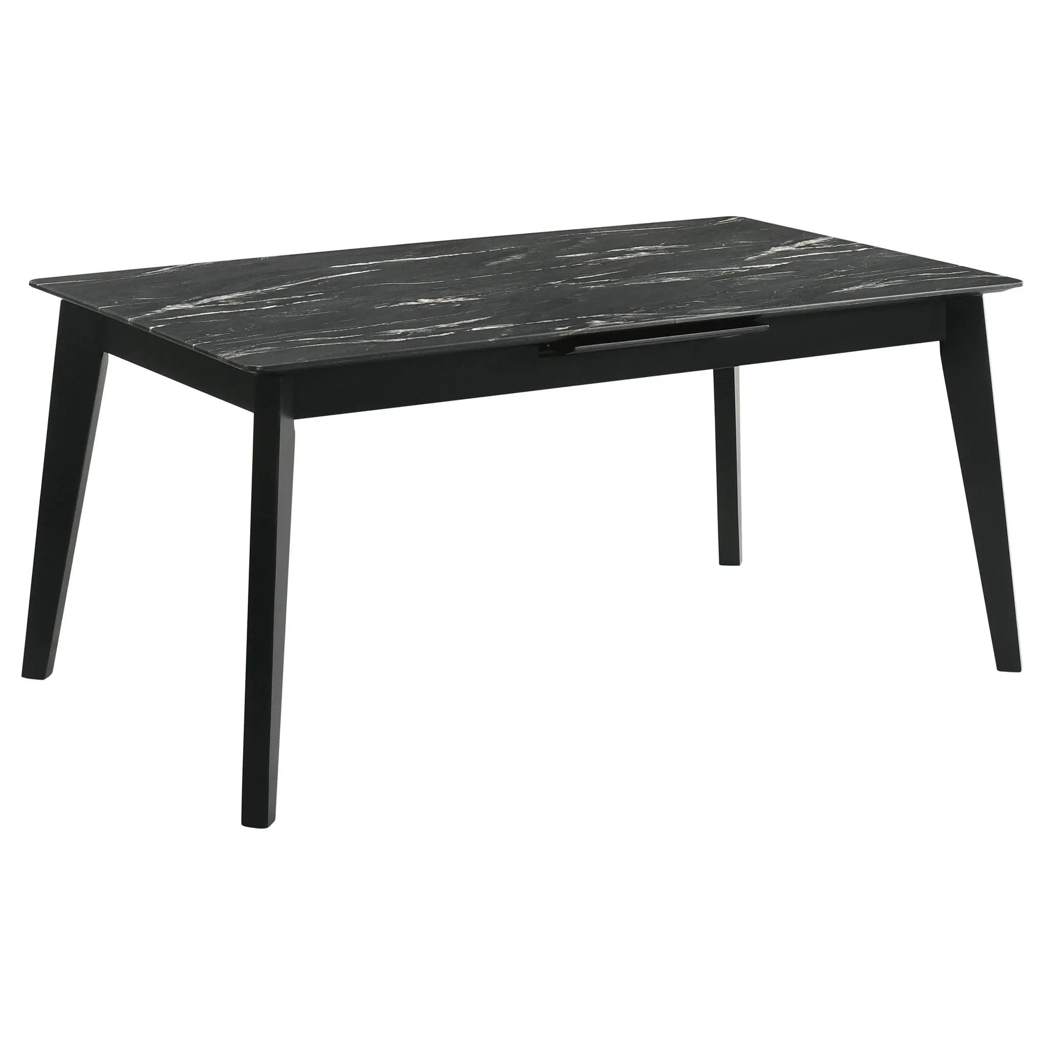 Crestmont 7-piece Extension Leaf Dining Table Set Black by Unique Piece Furniture