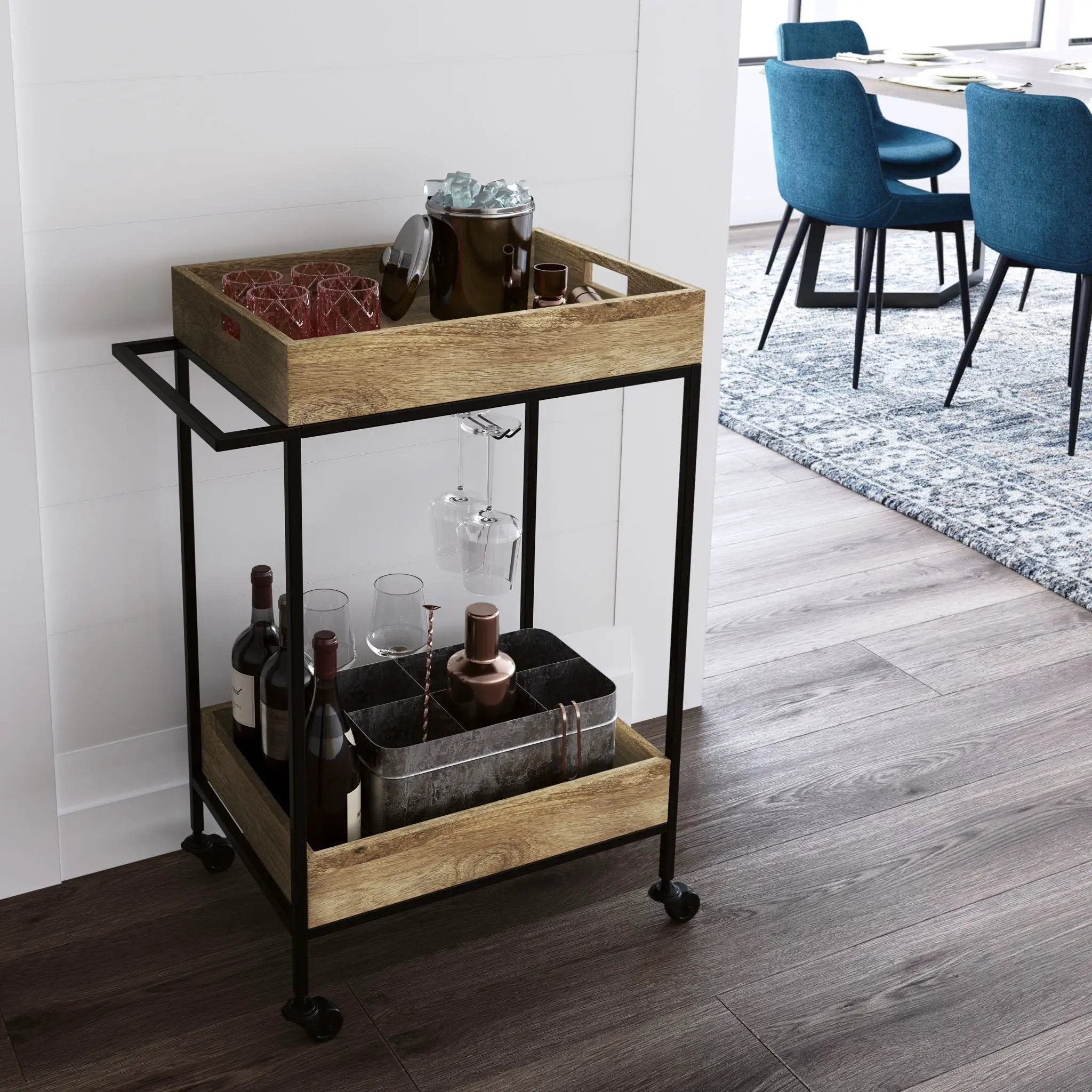 Simons - Bar Cart - Natural by HouseOfZazla