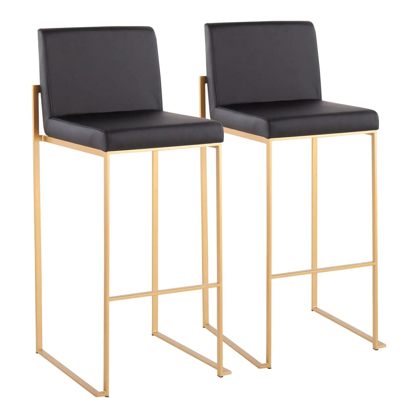 Fuji - Contemporary Design High Back Barstool by HouseOfZazla