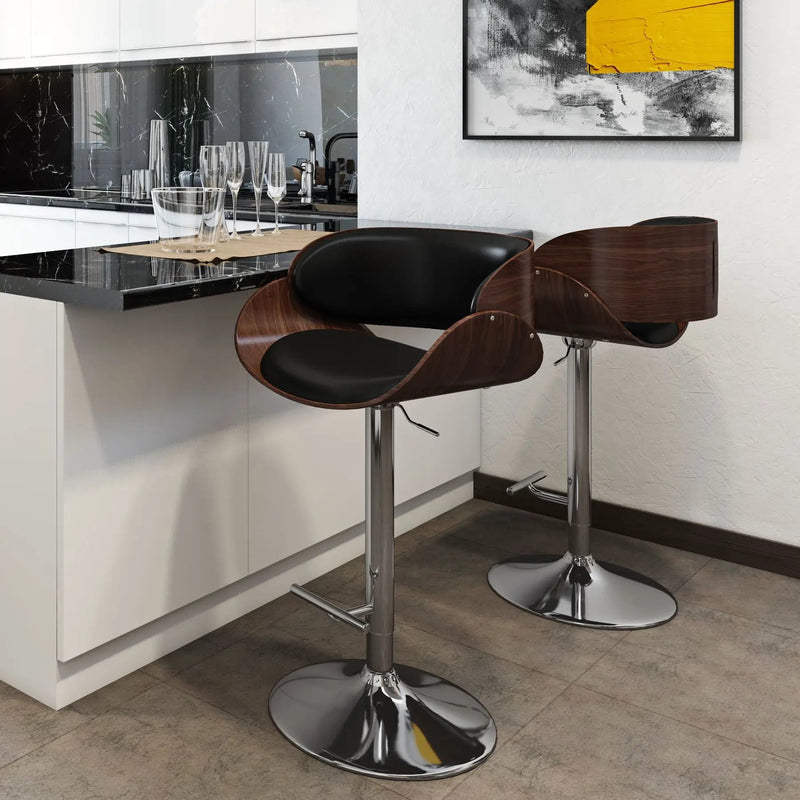 Amery - Mid Century Modern Adjustable Swivel Bar Stool by Unique Piece Furniture