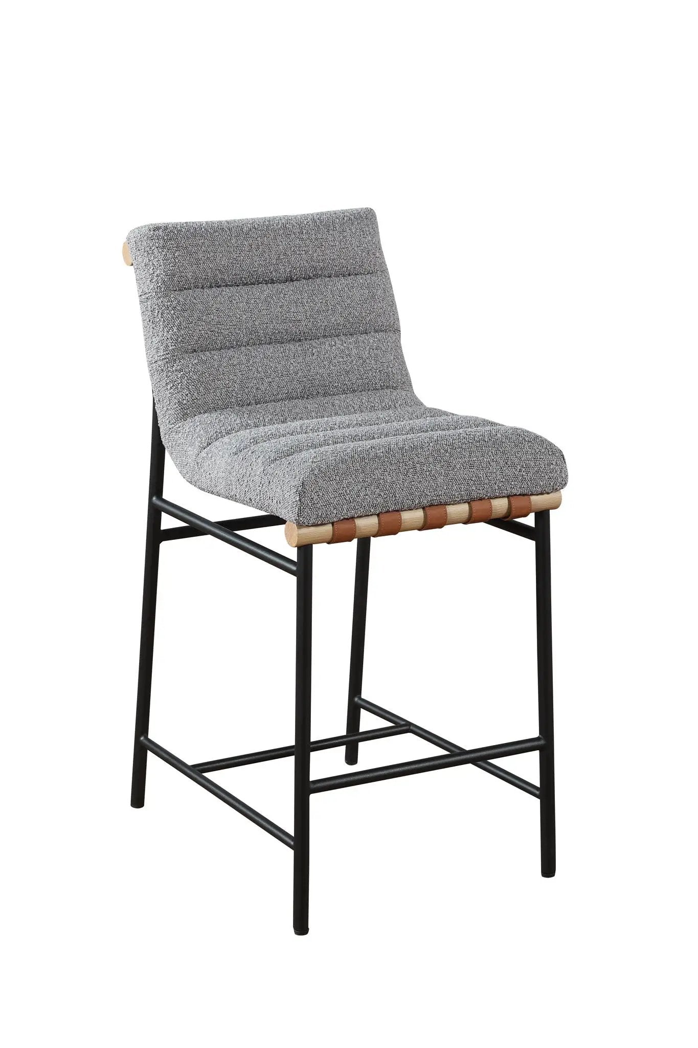 Lahni - 17" Boucle Fabric Counter Height Chair by HouseOfZazla