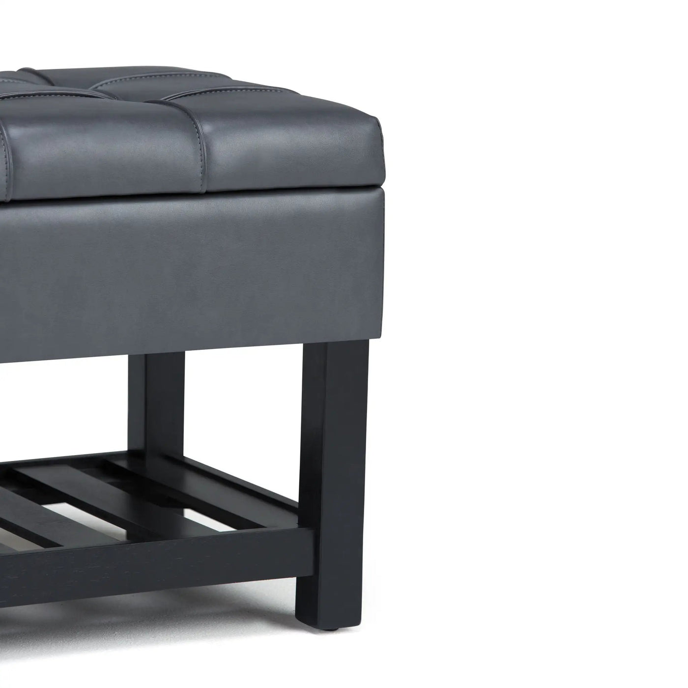 Saxon - Upholstered Transitional Storage Ottoman Bench by HouseOfZazla