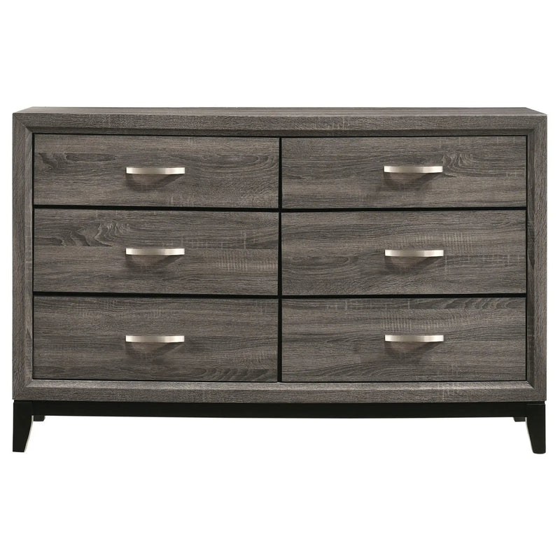 Watson 6-drawer Dresser Grey Oak by Unique Piece Furniture