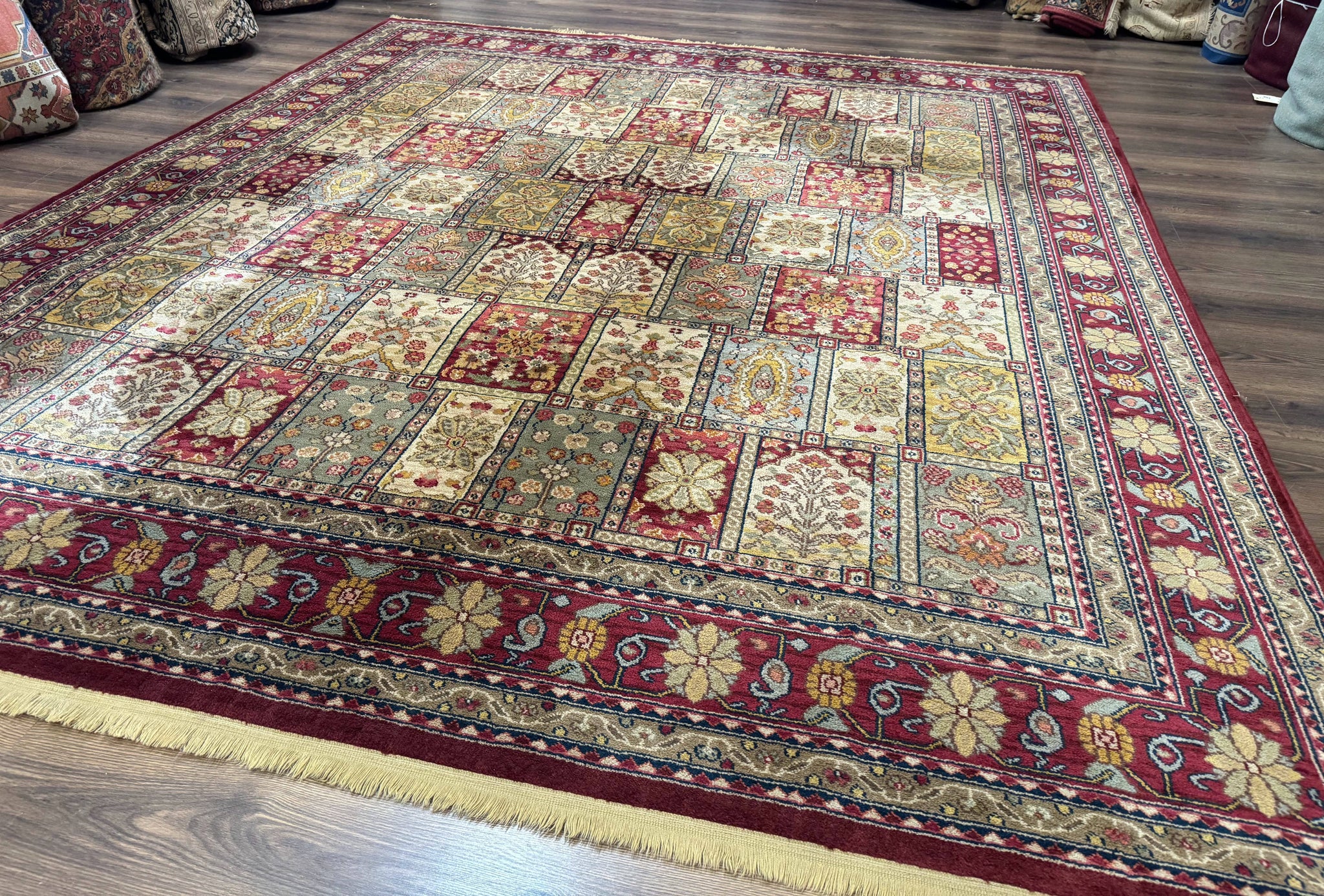 Karastan Bakhtiyari Rug 8.8 x 10, Antique Legends Karastan Wool Carpet #2200-202, Multicolor Panel by Jewel Rugs