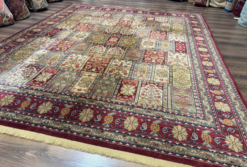 Karastan Bakhtiyari Rug 8.8 x 10, Antique Legends Karastan Wool Carpet #2200-202, Multicolor Panel by Jewel Rugs