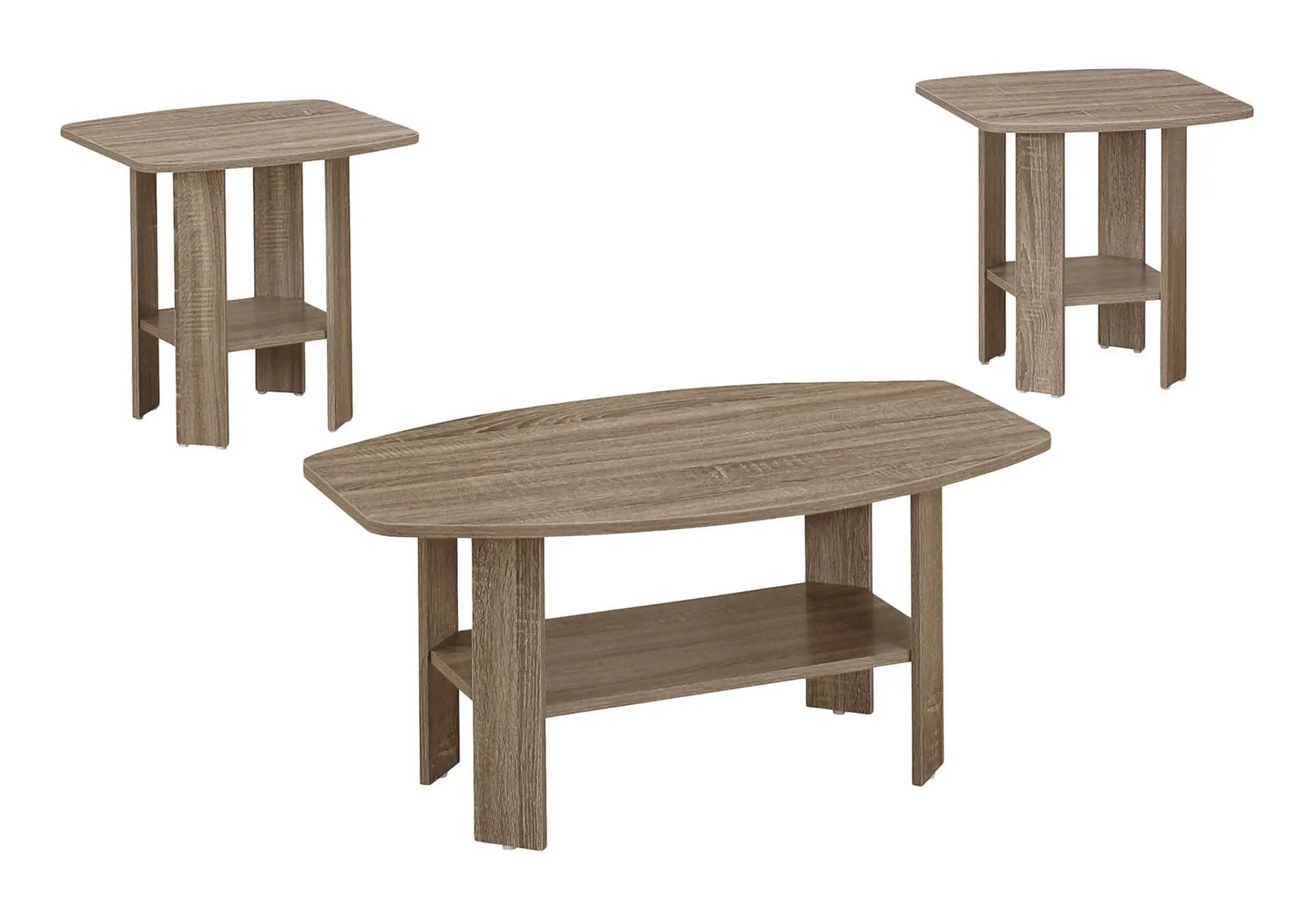 Table Set, Coffee, End, Side, Accent For Living Room (Set of 3) by Unique Piece Furniture