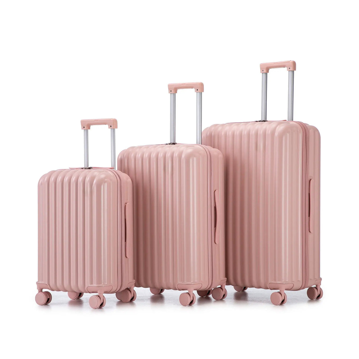20" / 24" / 28" 3 Pieces / Set Spinner Wheel Luggage, Carry On Suitcase, With Cup Holder & USB Port & Phone Holder by HouseOfZazla