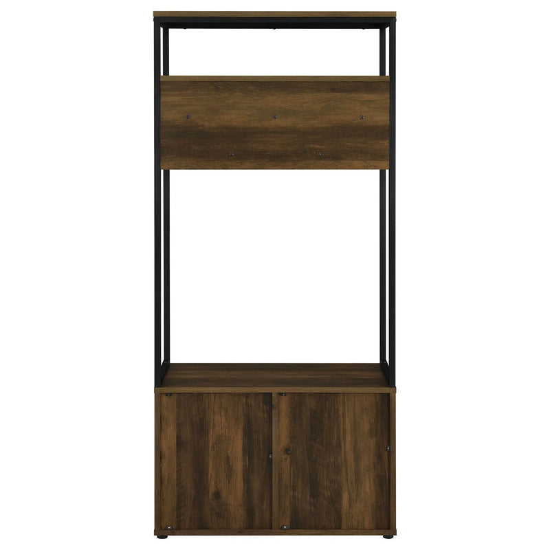 Flora - 2 Door Coat Rack Hall Tree Storage Bench And Multi Functional Storage - Natural