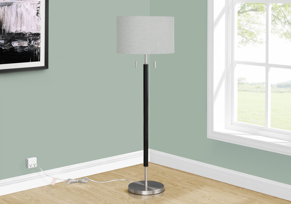 Floor Lamp Lighting with Dual Sockets - Black, photo 4 of 4